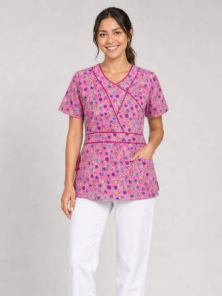 Filipina Médica Estampada 4016