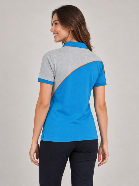 Vista 2 de Playera Polo Arcoiris